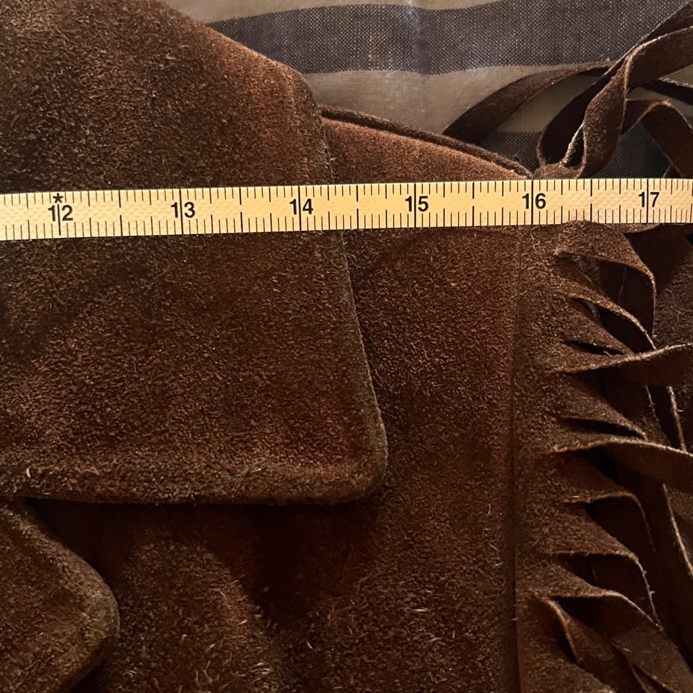 Brown Suede Fringe Jacket - Picture 9 of 13